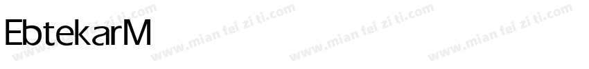 Ebtekar Medium字体转换